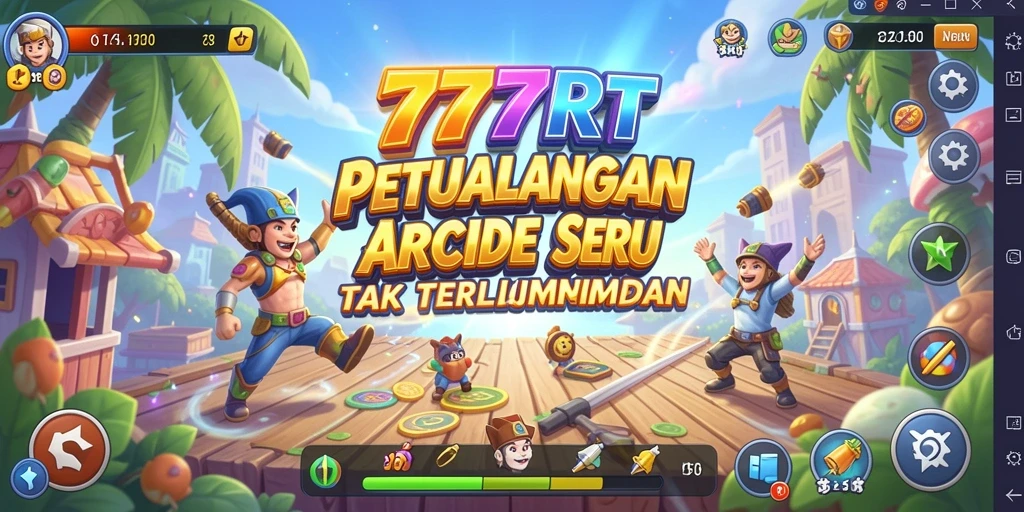 Tampilan gameplay 777RT yang seru dan penuh aksi.