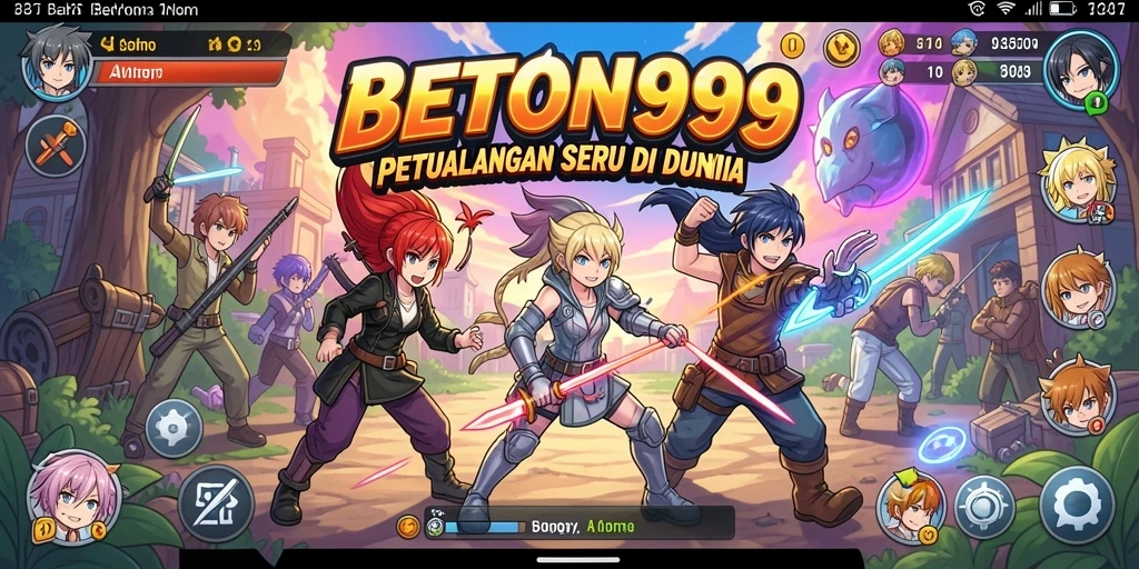 Gameplay BETON999 yang penuh aksi dan karakter menarik