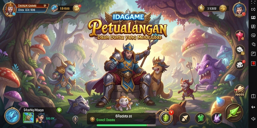 Screenshot IDAGAME menampilkan aksi seru dalam gameplay RPG.