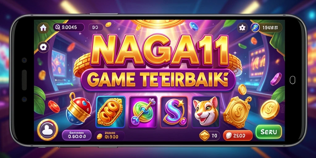 Screenshot NAGA11 menunjukkan keseruan permainan Slot dengan fitur menarik.