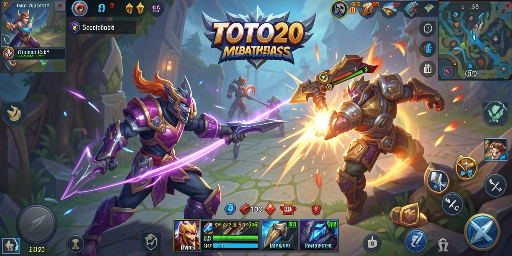 Screenshot gameplay TOTO20 yang intens dan mendebarkan.